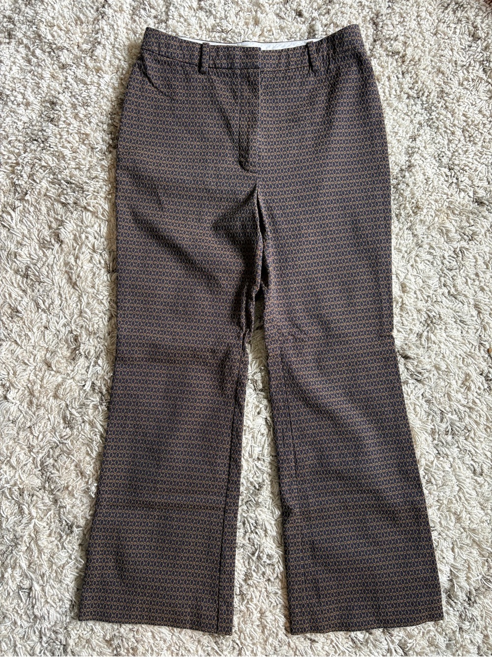 Wilfred Brown & Navy Patterned Pants